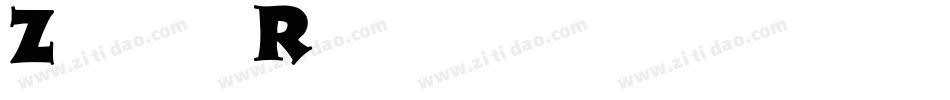 Zaleski Regular字体转换
